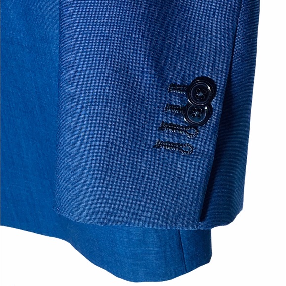 MASSIMO DUTTI**Blue Blazer Super 120 Wool**US 44 - Picture 9 of 9